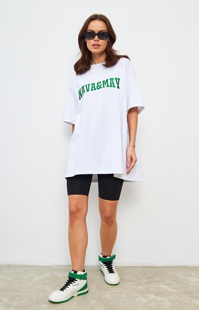 Футболка белая с вышивкой кулирка фото 2