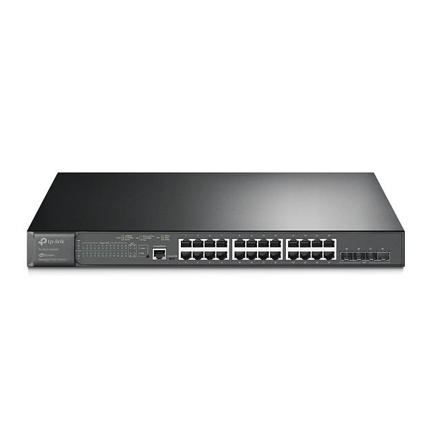 Коммутатор TP-Link TL-SG3428XMP 24G 4SFP+ 24PoE+ 384W управляемый фото 2
