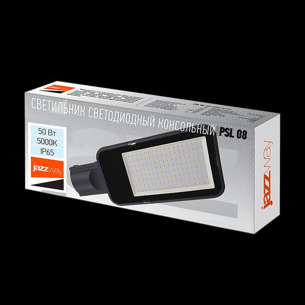 Светильник светодиодный PSL 08 50Вт 5000К GR 120град. уличный консольный ДКУ IP65 JazzWay 5045781 фото 4