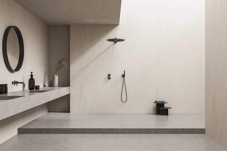 Штукатурка декоративная Bauramix «Microcement» бежевый 10 кг ОПТ фото 2