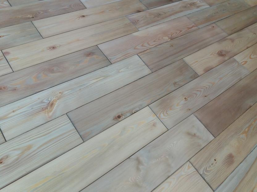 Грецкий орех, массивная доска, лиственница, 15 мм, натур, масло, 1.97 м2 фото 1