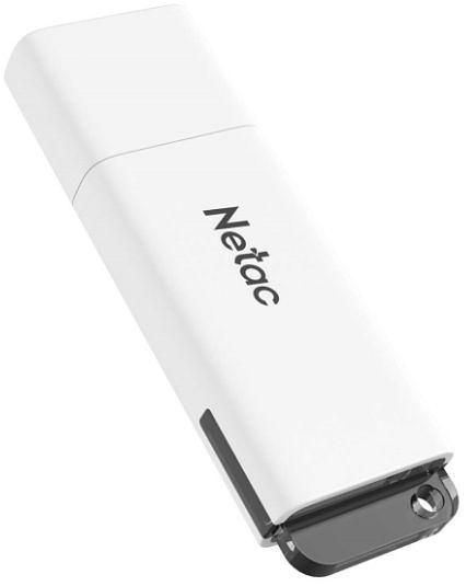 Флеш Диск Netac 8Gb U185 NT03U185N-008G-20WH USB2.0 белый фото 3