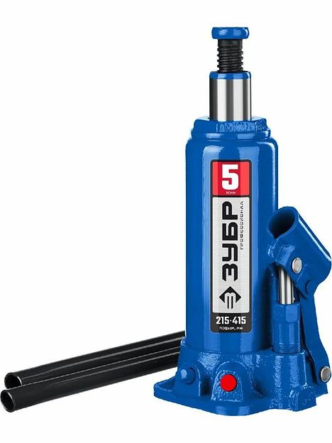 Домкрат Зубр «43060-5_z01» гидравлический бутылочный ОПТ фото 1