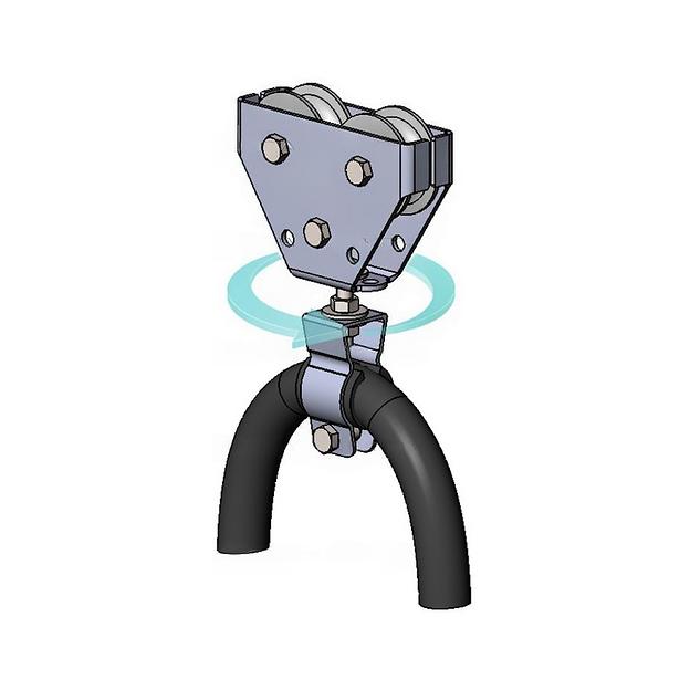 Подвес роликовый М-2-8 (трос до 8 мм), опт фото 1