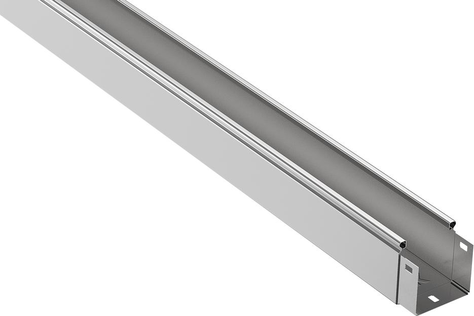 Iek (CLN10-080-100-3) Лоток неперфорированный 80х100х3000 (3 м) фото 1