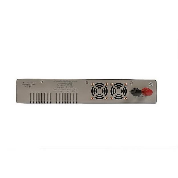 ИБП POWERMAN Smart 800 INV Silver Мощность 800 ВА / 480 Вт, розетки Shuko - 2 шт. Стабилизирует напряжение питания обору фото 5