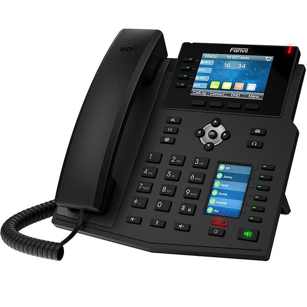 Телефон IP Fanvil X5U черный фото 5