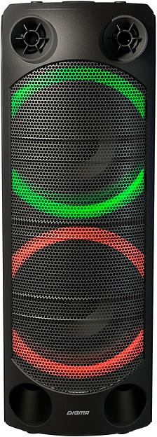 Минисистема Digma D-MC1720 черный 500Вт FM USB BT micro SD фото 1