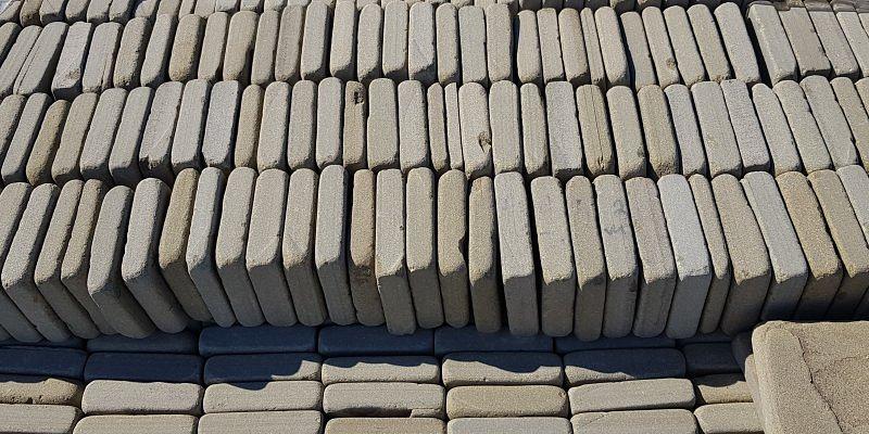 Камень песчаник серо-зелёный пиленный с четырёх сторон и галтованный, опт фото 4