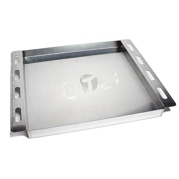 Противень для духовки с направляющими 430х370х80 мм нержавеющая сталь фото 6