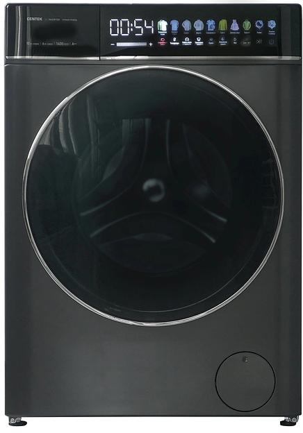 Стиральная машина Centek CT-1976 класс: A+++ загр.фронтальная макс.:10кг (с сушкой) черный инвертер фото 1