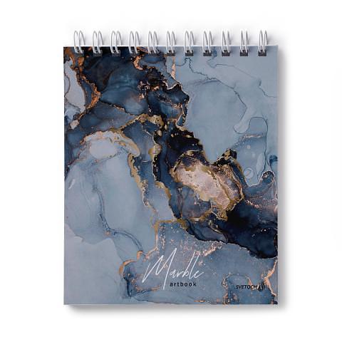 Артбук 17,5х 20 см, 80л., блок белый 100 г/м2, на гребне, Чёрное золото, 80АРТ-013, SVETOCH фото 1