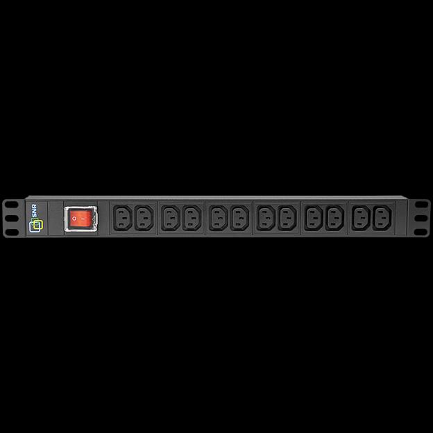 Блок розеток серии SNR-PDU базовый на 12xC13, без шнура питания с вилкой C14, 10A фото 2