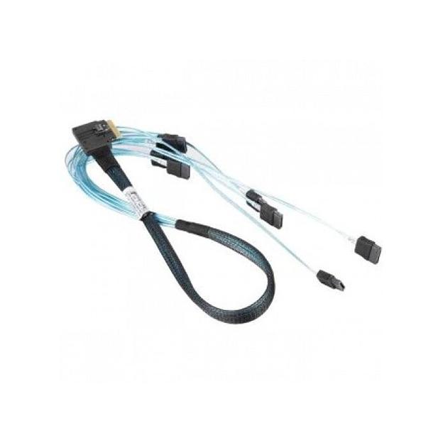 Кабель интерфейсный Slimline SAS x8 to x8 SATA Supermicro CBL-SAST-1270-100 фото 1