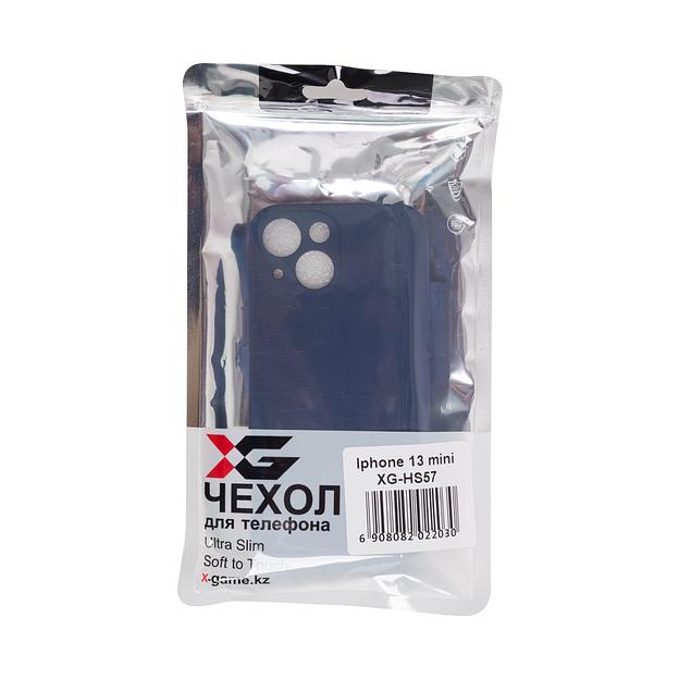 Чехол для телефона  X-Game  XG-HS57  для Iphone 13 mini  Силиконовый  Сапфир  Пол. пакет фото 3