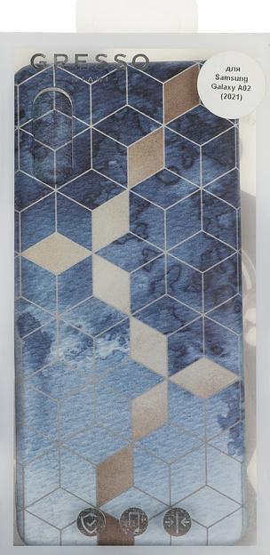 Чехол (клип-кейс) Gresso для Samsung Galaxy A02 Meridian синий (GR17AAAE8919) фото 6