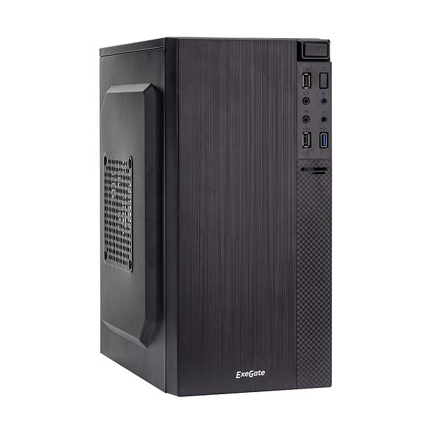 Exegate EX277804RUS Корпус Minitower BAA-104U Black, mATX,, 2*USB+1*USB3.0, Audio фото 1