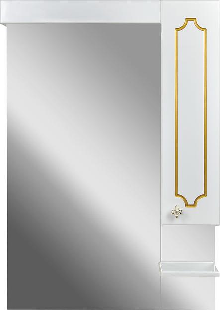Зеркало-шкаф Соренто 85 DORATIZ 2711.134, белый, патина золото фото 1