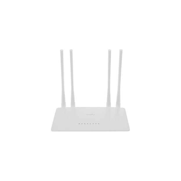 Wi-Fi роутер CUDY WR1200, Wi-Fi 5, AC1200, 2.4/5ГГц, 4 LAN, белый фото 1