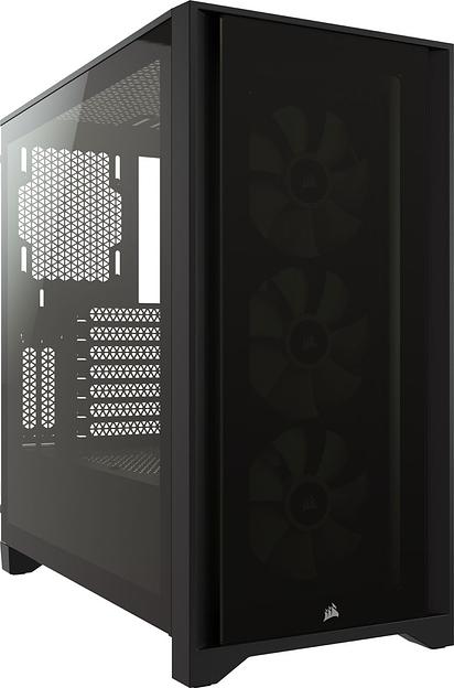 Корпус Corsair iCUE 4000X RGB чёрный без БП ATX 3x120mm 4x140mm 1xUSB3.0 audio bott PSU фото 10