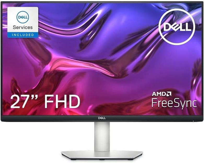 Монитор Dell 27" S2723HC серебристый/черный IPS LED 4ms 16:9 HDMI M/M матовая HAS Piv 1000:1 300cd 178гр/178гр 1920x1080 VGA DP FHD USB 4.86кг фото 1