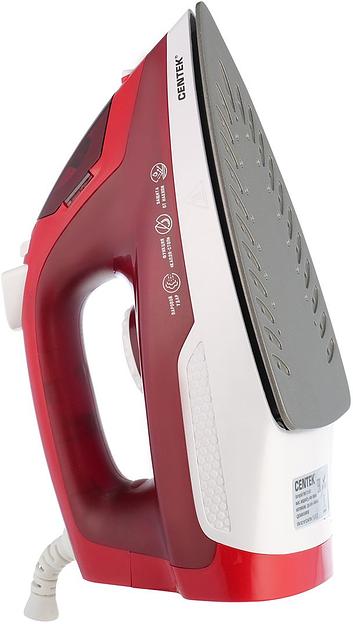Утюг Centek CT-2347 1800Вт красный/белый фото 3