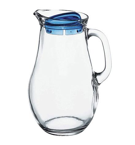 Кувшин 1,85 л. с голуб. крышкой Бистро /6/108/ фото 1