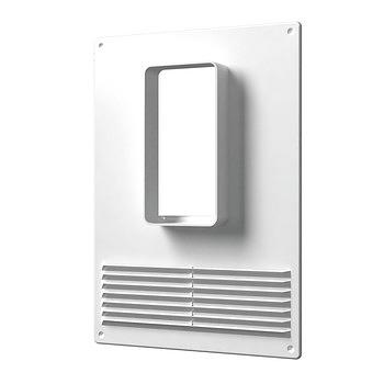 Торцевая площадка вертикальная пластиковая с решеткой Эра ПТВР - 612ПТВР - 60х120 мм - 180х250 мм фото 1