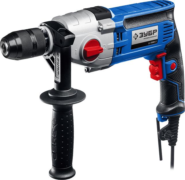 Дрель безударная Зубр Д-П900-2 900Вт патрон:быстрозажимной реверс фото 1