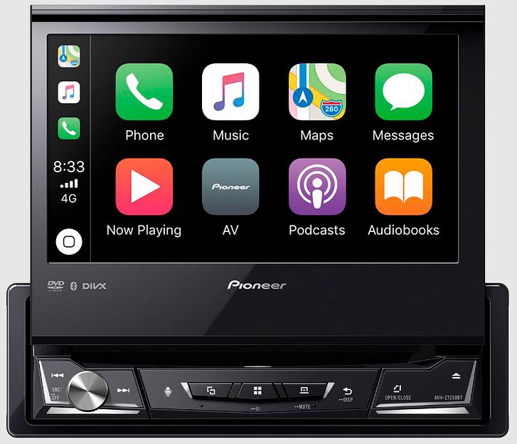 Автомагнитола CD DVD Pioneer AVH-Z7250BT 2DIN 4x50Вт фото 2