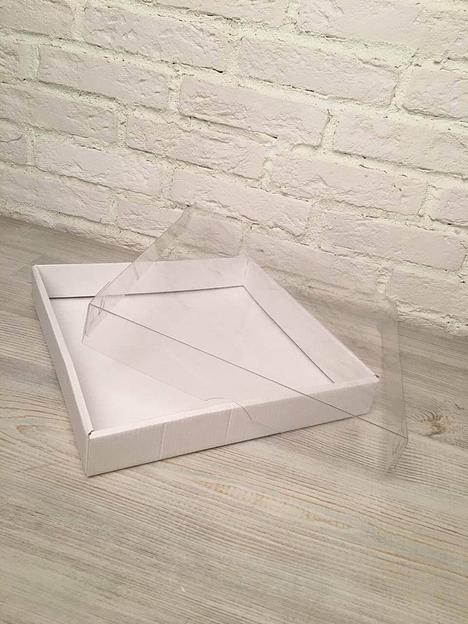 Упаковка 25х25х4 см с крышкой ПЭТ фото 1