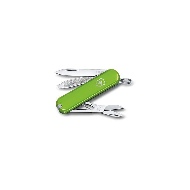 Складной нож Victorinox Classic SD Smashed Avocado, функций: 7, 58мм, коробка подарочная [0.6223.43g] фото 1