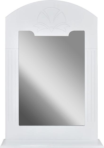 Зеркало-полка Аттика 85 DORATIZ 2711.123, белое, глянец фото 1