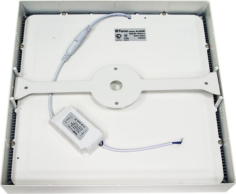 Светильник светодиодный ДПО-18w 4000K 1440Лм квадратный белый фото 2