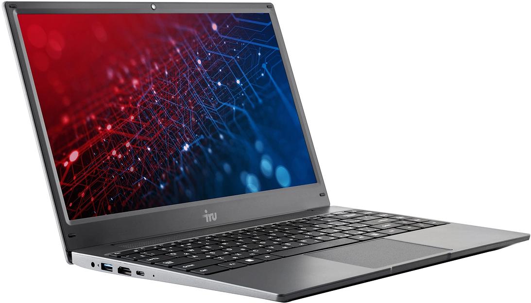 Ноутбук IRU Tactio 14RLH Ryzen 5 5500U 8Gb SSD256Gb Intel Iris Xe graphics 14" IPS FHD (1920x1080) Free DOS grey 4000mAh (2058867) фото 2