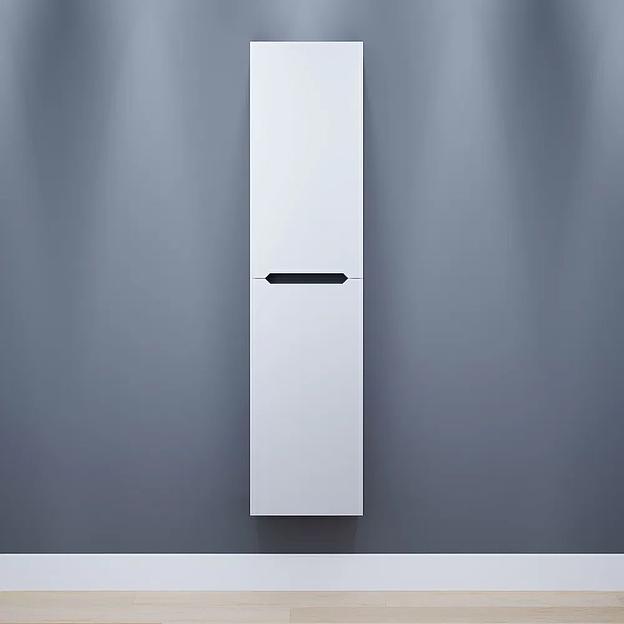 Шкаф-пенал для ванной Uperwood Tanos, 33*27*150 см, подвесной, белый/графит, правый фото 1