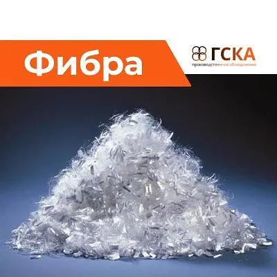 Добавка в раствор Фибра для бетона полипропиленовая 1 кг фото 1