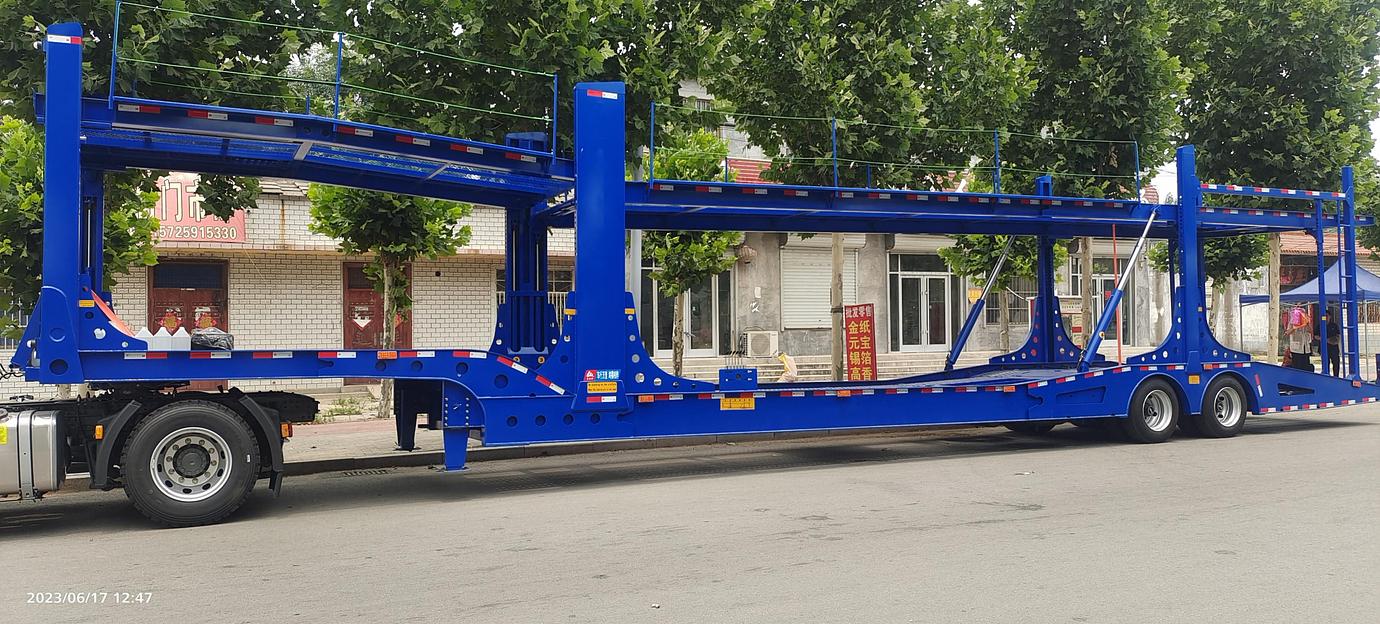 Автовоз LYZ922OTCL двухмостовой прицеп для перевозки легковых машин фото 2