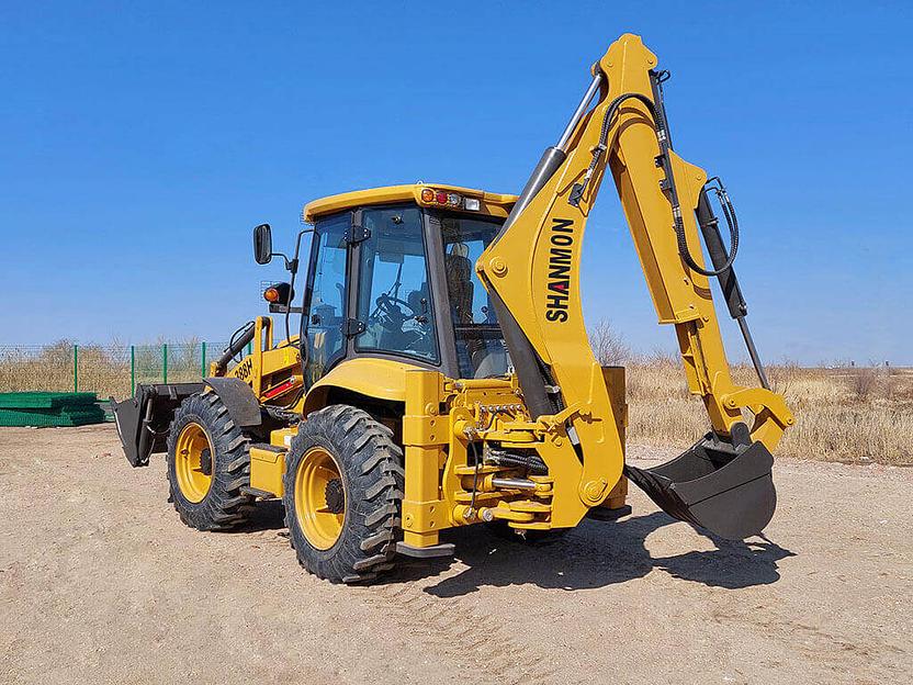 Погрузчик-экскаватор SHANMON 388H фото 1