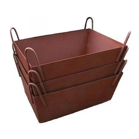 Ящик каменщика для раствора с петлями ТРП-0,25 фото 1