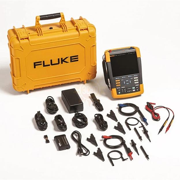 Осциллограф-мультиметр цифровой двухканальный 60 МГц с опцией SCC290 Fluke 190-062-III/S, опт фото 4