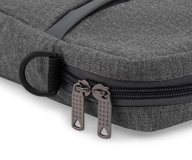 Сумка для ноутбука 14.5" Digma N-370 серый/черный полиэстер (N370GBK) фото 7