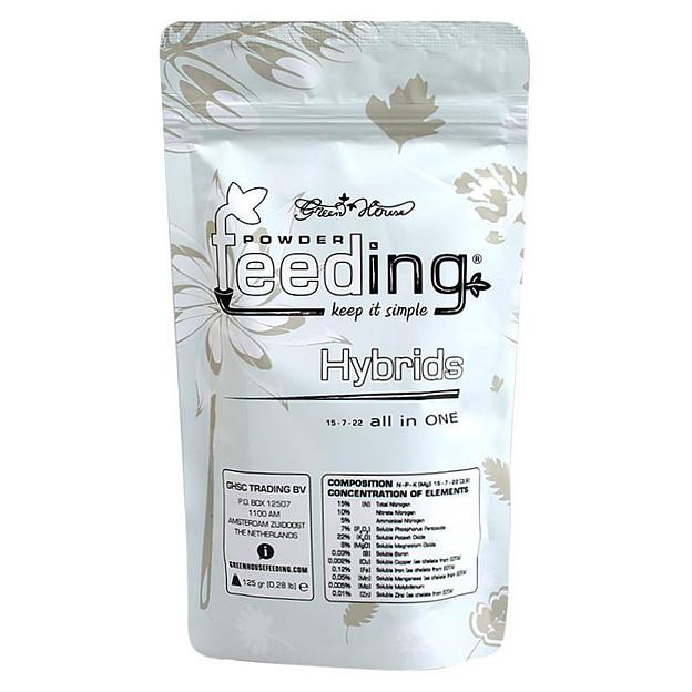 Удобрение Green House Powder Feeding Hybrids 125гр фото 1