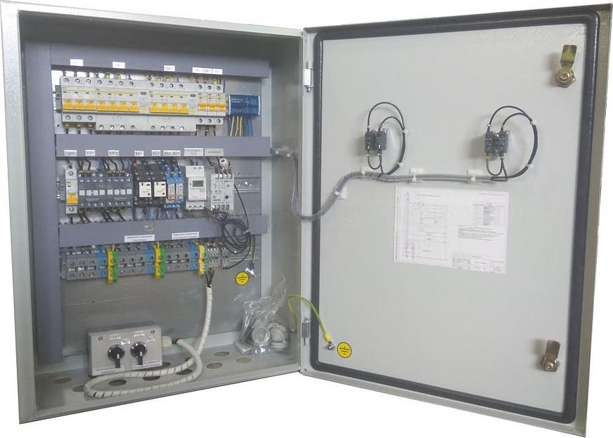 Щит освещения 16А с фотореле, таймером и диспетчерским управлением фото 1