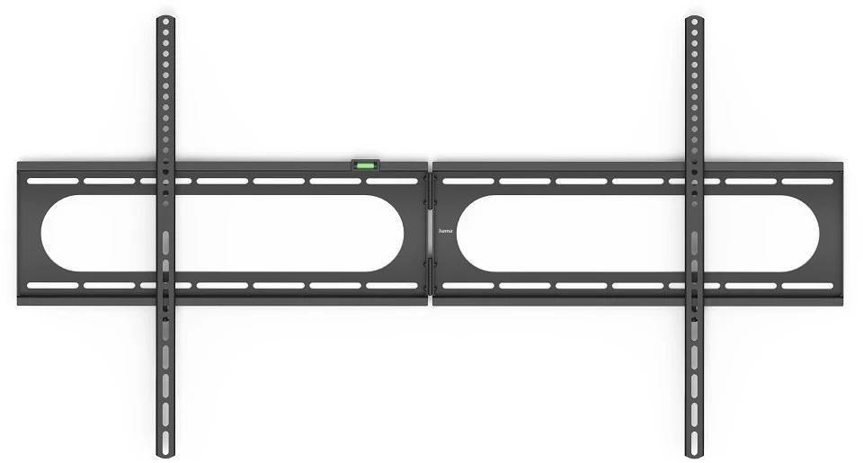 Кронштейн для телевизора Hama 00220843 черный 37"-120" макс.100кг настенный фиксированный фото 2