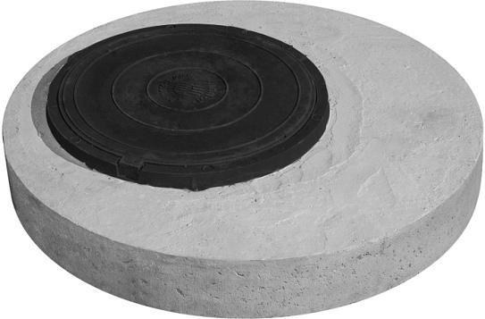 Плита перекрытия с легким полимерно-песчаным люком ПП 10-2 с ЛПП фото 1