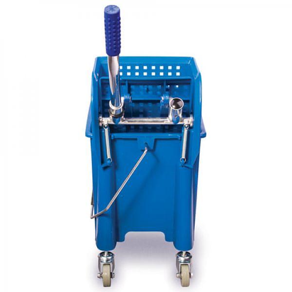 Тележка уборочная-ведро BRABIX, 20 л, механический отжим, синяя, 601497 фото 6