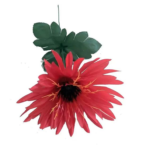 Искусственная астра на ножке 42см 316-554 фото 4