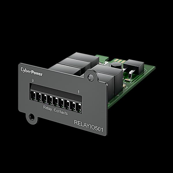 Аксессуар к источнику бесперебойного питания CyberPower Карта сухих контактов CyberPower RELAYIO501 (клеммная колодка) (RELAYIO 501) фото 1