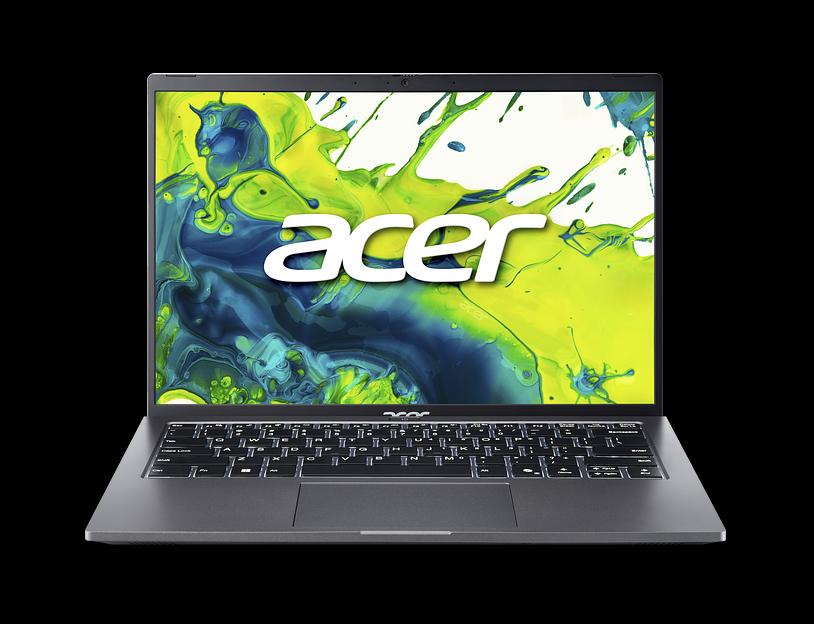 Aspire Go 14 14" WUXGA 1920x1200 Non-glare IPS / 1200:1 / 300 nit / sRGB 100% Intel® Core™ Ultra 7 processor 155H UMA 16 GB DDR5 Memory 512GB PCIe NVMe SSD Iron Metal Top Cover None(Boot-up only) фото 2